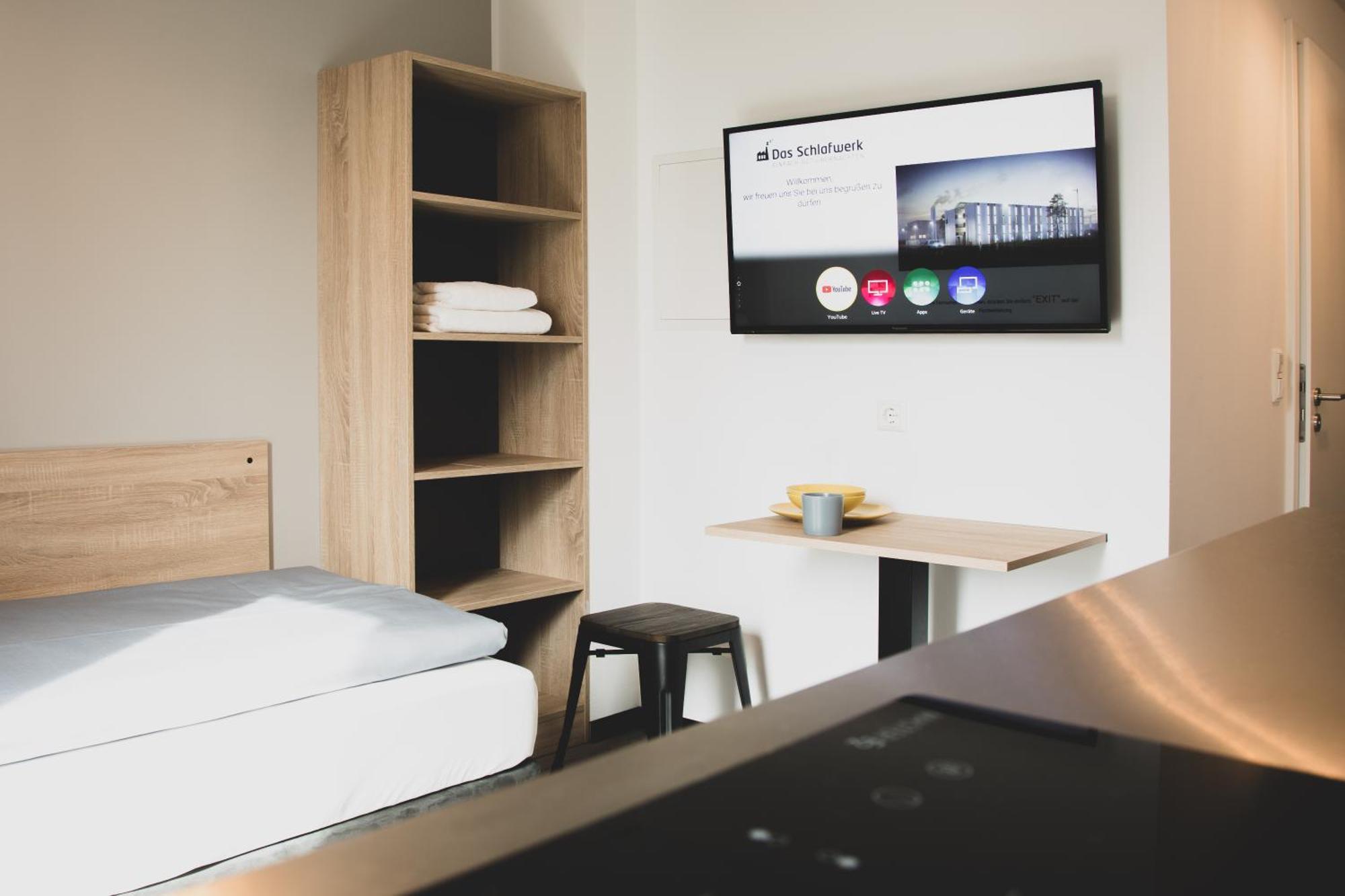 Das Schlafwerk Stuttgart-Nord Volldigitales Hotel-Self-Check In - Keine Rezeption-Lowbudget-Cashless Korntal-Münchingen Exteriér fotografie